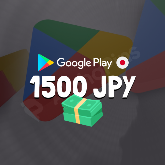 Google Play Japan 1500 JPY