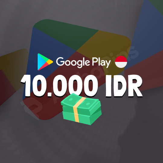 Google Play Indonesia 10.000 IDR