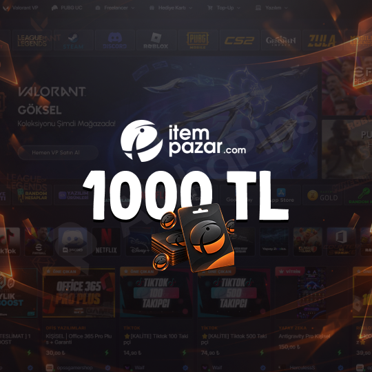 İtempazar Hediye Kartı 1000 TL