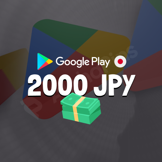 Google Play Japan 2000 JPY