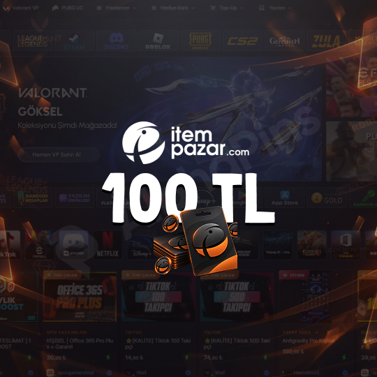 İtempazar Hediye Kartı 100 TL