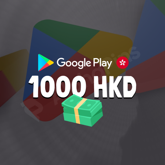 Google Play Hong Kong 1000 HKD