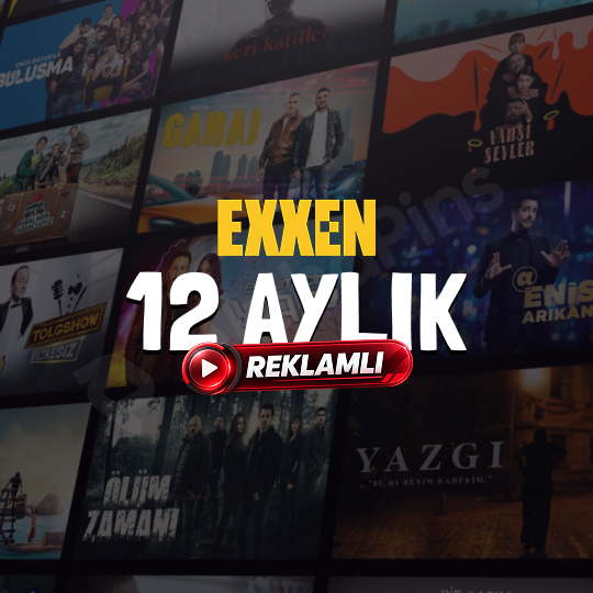 Exxen Reklamlı 12 Aylık Üyelik