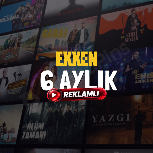 Exxen Reklamlı 6 Aylık Üyelik
