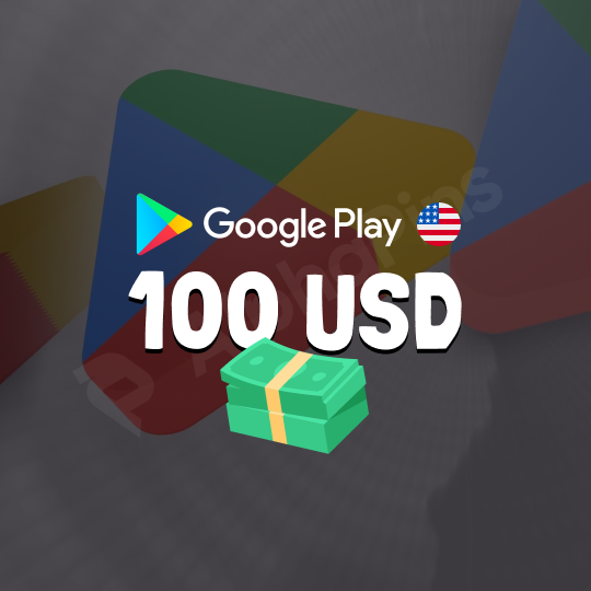 Google Play USA 100 USD