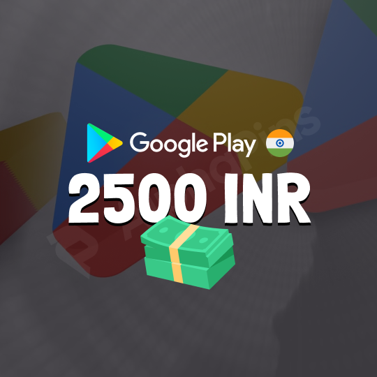Google Play India 2500 INR