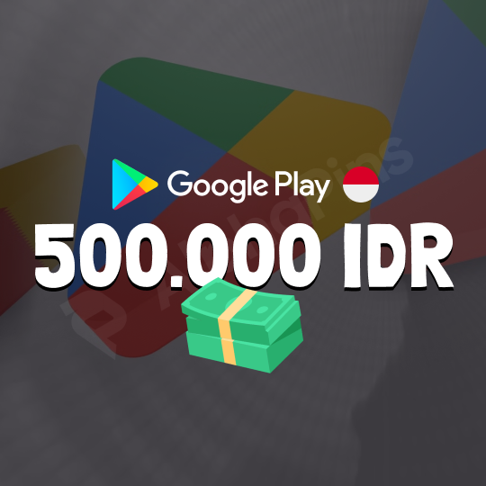 Google Play Indonesia 500.000 IDR