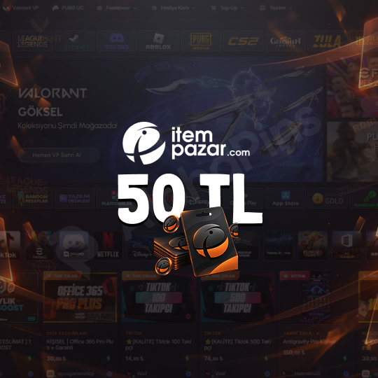 İtempazar Hediye Kartı 50 TL