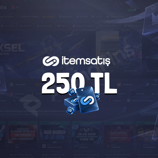 İtemsatış 250 TL Hediye Kartı