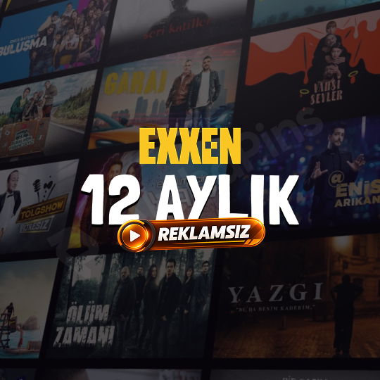 Exxen Reklamsız 12 Aylık Üyelik