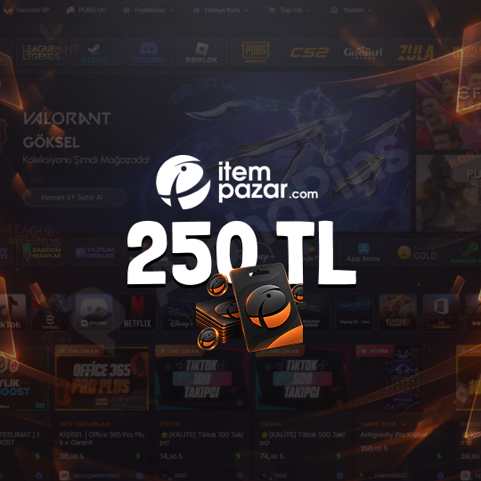 İtempazar Hediye Kartı 250 TL