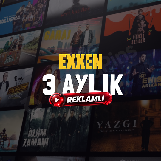 Exxen Reklamlı 3 Aylık Üyelik