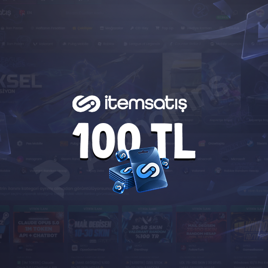İtemsatış 100 TL Hediye Kartı