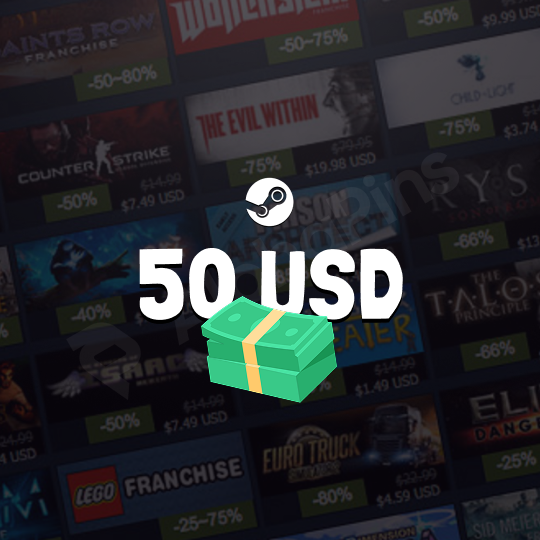 Steam Gift Card 50 USD